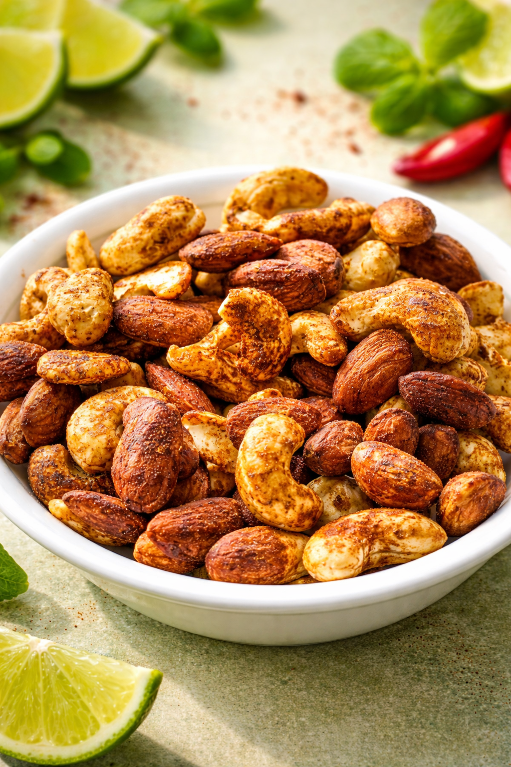 Lime-Chilli Nuts