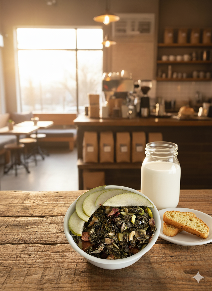 Charcoal Granola